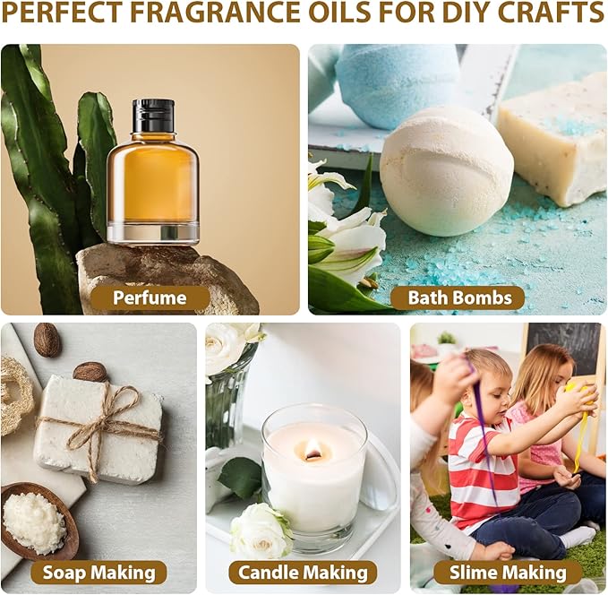 70 Pcs Essential Oil Set -100% Natural Essential Oils-Perfect for Diffuser, Humidifier, Aromatherapy, Massage,Soap, Candle Bath Bombs Making, 70 * 5ML(0.17oz)