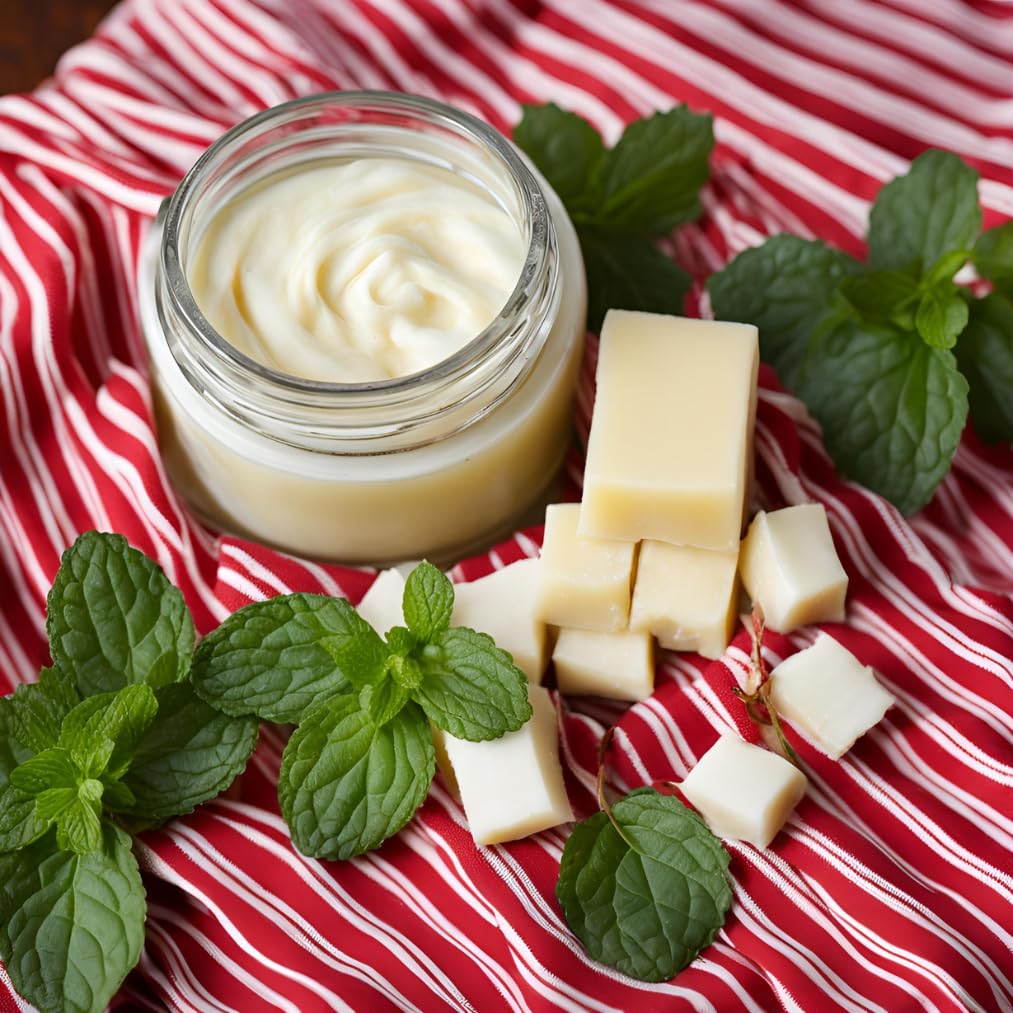 Tallow Lip Balm with Grass-fed and Finished Tallow, Organic Beeswax and Natural Peppermint Oil - Handmade With Only 3 Ingredients To Lock In Soothing Moisture (Peppermint) - 2 Pack