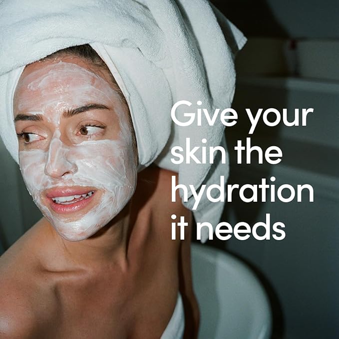 Intense Hydrating Mask - Moisturizing Face Mask with Shea Butter - All Skin Types, Vegan, Cruelty Free, Fragrance Free, 1.799 OZ