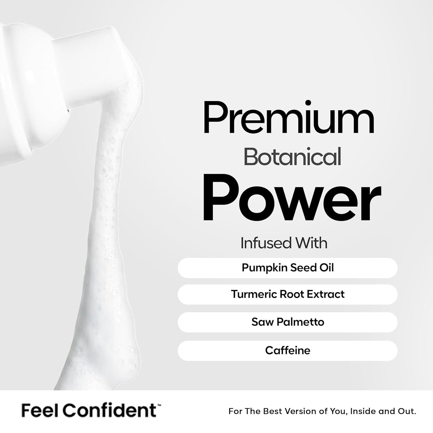 Haircare Thickening Foam - Hair Surgeon Formulated, 1.7 oz / 50 mL Foam Pump, White