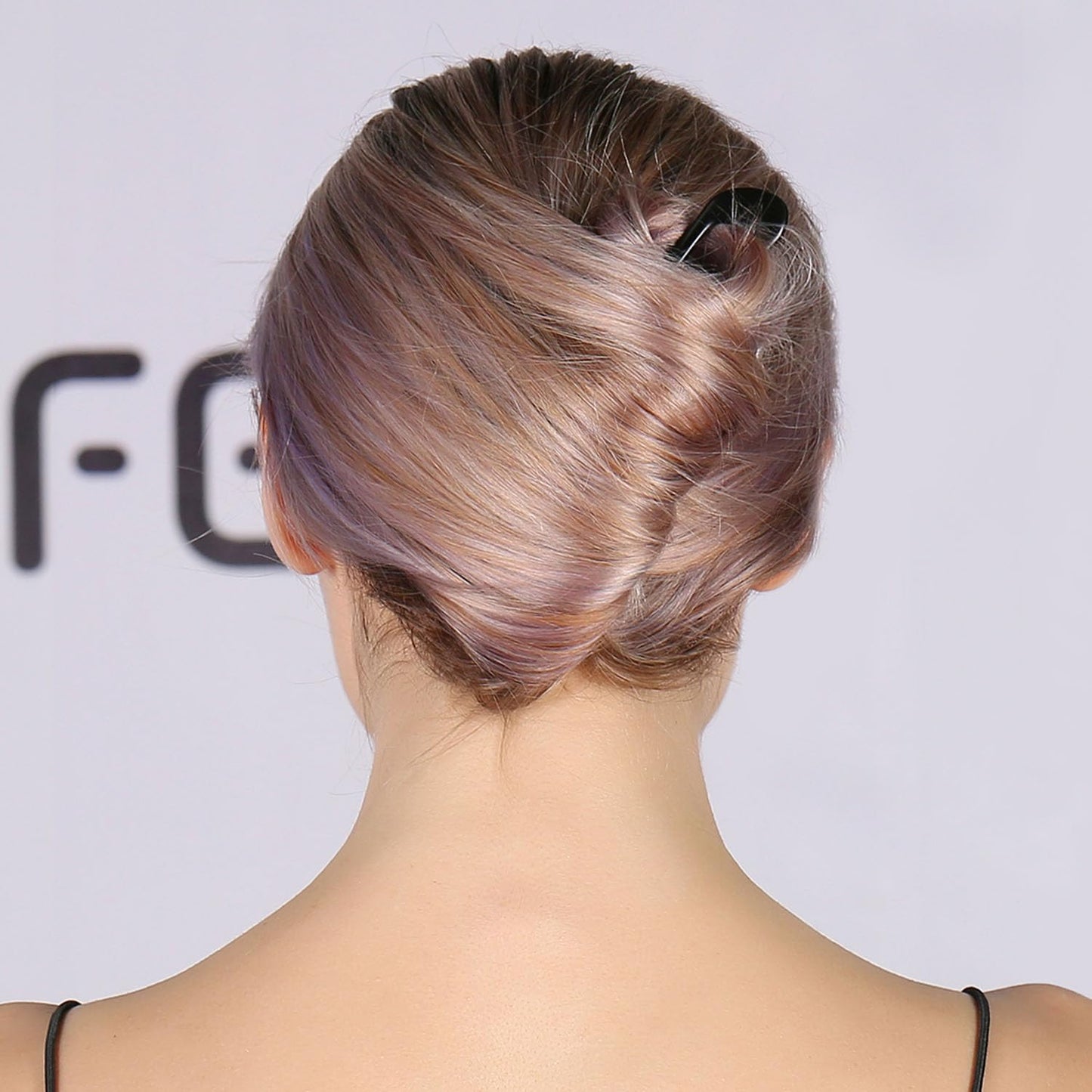 French Hair Pins Metal Hair Forks U Shaped Long Chignon 2 Prong Sticks for Women Hair Accessories (Black, Gold, Silver) 3Pcs