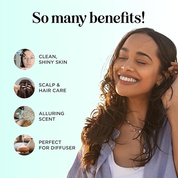 Pure Rosemary Essential Oil Bulk Size - Undiluted Rosemary Oil for Hair Skin and Nails and Refreshing Aromatherapy Oil for Diffusers - Cleansing Rosemary Essential Oil for Dry Scalp Care 8oz