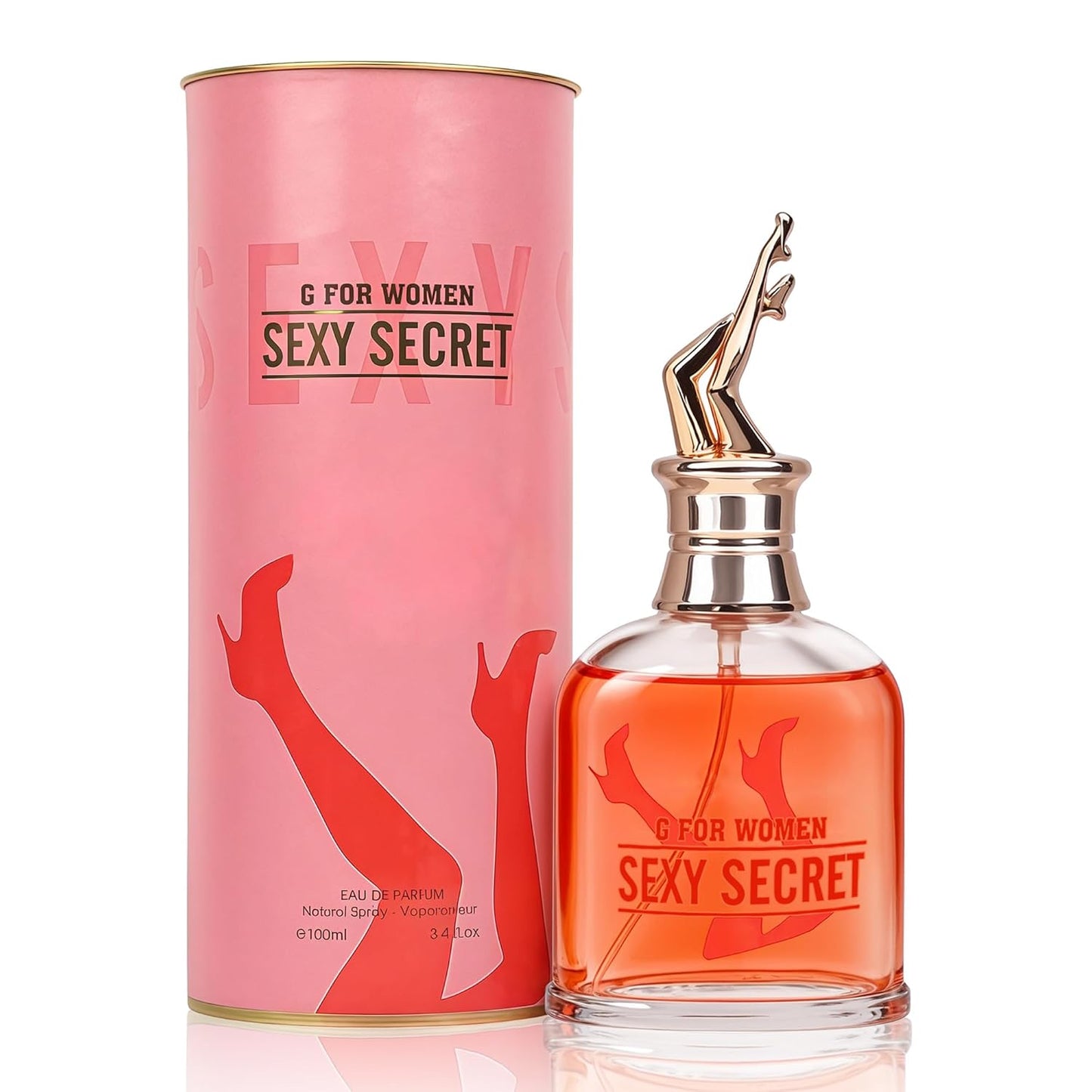 G for Women Sexy Perfumefor Women - 100ml Floral & Fruity Eau de Parfum with Mandarin Orange,Peach, Jasmine and Honey Notes Long-Lasting Fragrance