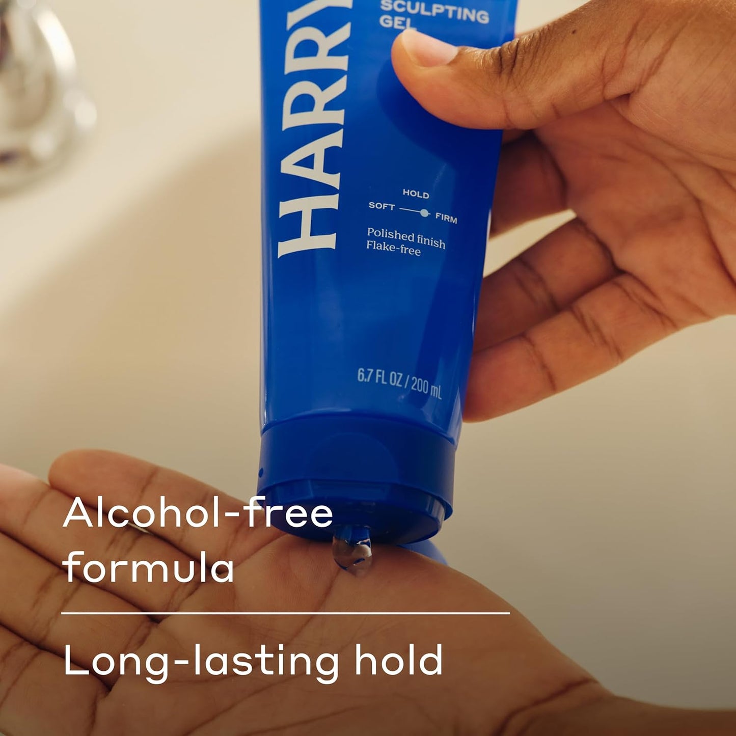 Harry's Sculpting Hair Gel for Men with Firm Hold and Polished Finish - 6.7 fl oz - Alcohol-Free Formula