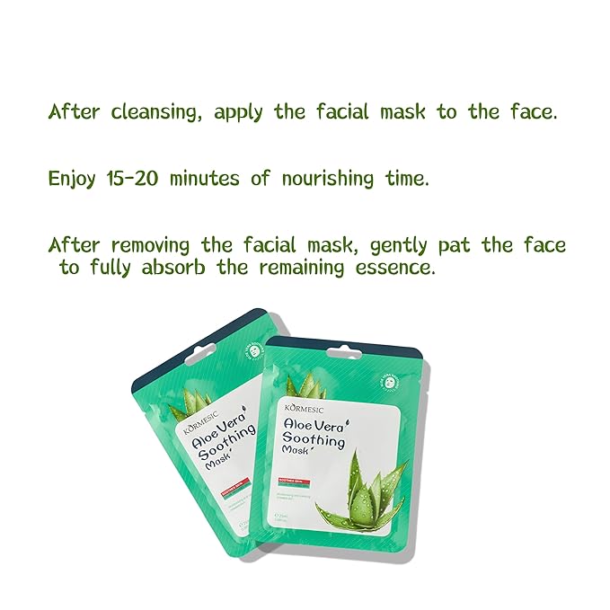 Facial mask Moisturizing face Mask - 10 Sheets, Deep Hydration, Improves Dry Skin, Sheet Mask, skincare for All Skin Types