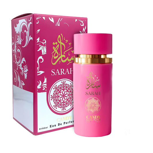 2PCS Sarah Candy Eau de Parfum for Women - 100ml Floral & Fruity Perfume with Lavender, Coconut, Vanilla & Pear, Long-Lasting Feminine Fragrance