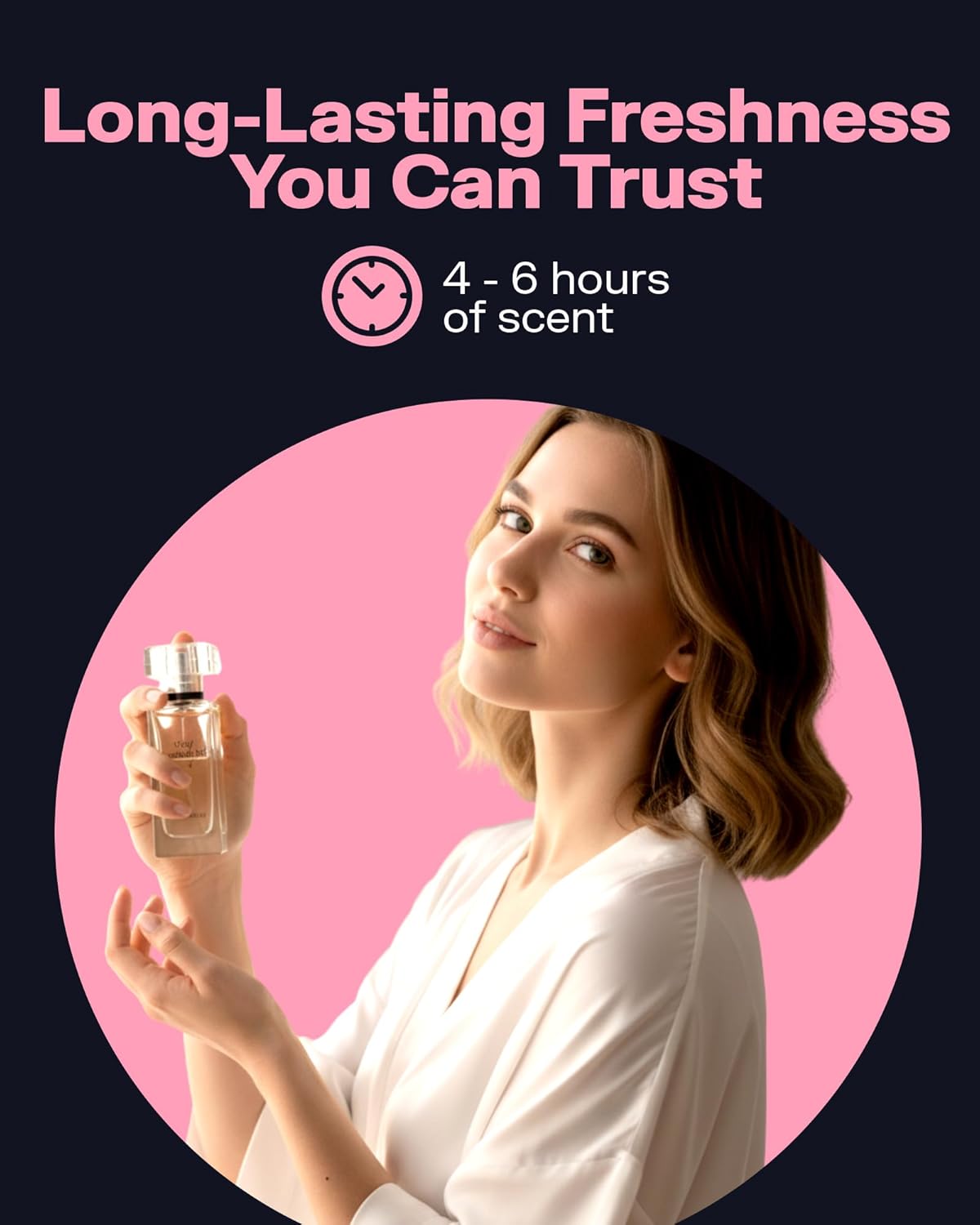 PB ParfumsBelcam Stay Beautiful Eau De Parfum Spray for Women, Floral and Fresh Fragrance, Long-Lasting Scent for Day & Night Wear, Elegant Perfume for Women, 1.52 fl.oz. (45ml)