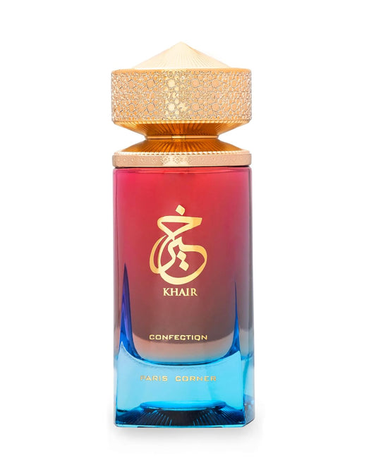 Paris Corner | Khair Confection EDP 3.4 Fl Oz | Sweet Candy Scent Perfume for Men & Women | Indulge in Luscious Pear, Whipped Cream, Jasmine & Vanilla Notes