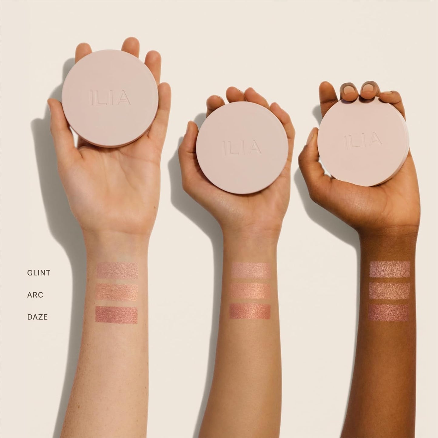 ILIA - Lightshift Cream Highlighter | Non-Comedogenic, Long-Lasting, Vegan, Cruelty-Free | Weightless, Seamless, Silky Highlighter (Daze - Warm Copper, 0.27 oz | 7.8 g)