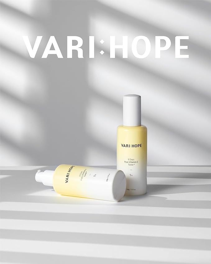 8 Days Pure Vitamin C Toner (3.5oz) - Hydrating, Mildly Acidic, Soothing Toner. Korean Skin Care. Stabilized Vitamin C, Kakadu Plum, Beta-Glucan.