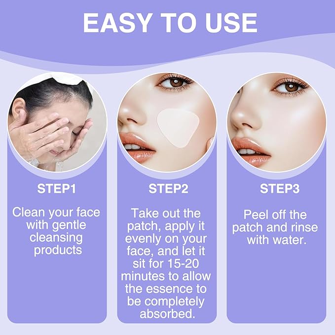 108PCS Smile Line Wrinkle Patches, Facial Frown Crows Feet Wrinkle Patches