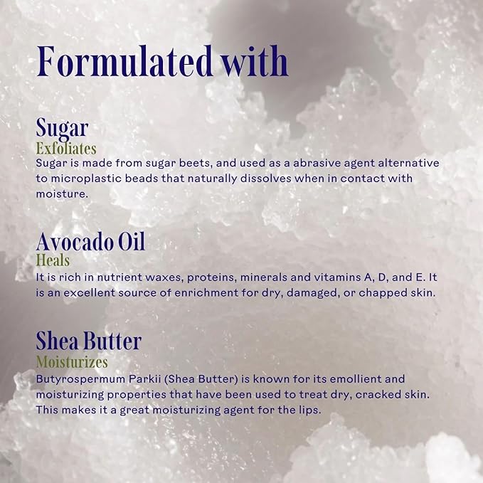 Three Ships Lip Treatment Kit - Buttercream Hydrating Lip Mask and Vanilla Lip Exfoliator – Soothing Natural Lip Care for Dry, Damaged Lips – As Seen on Dragons’ Den, 2 x 15g