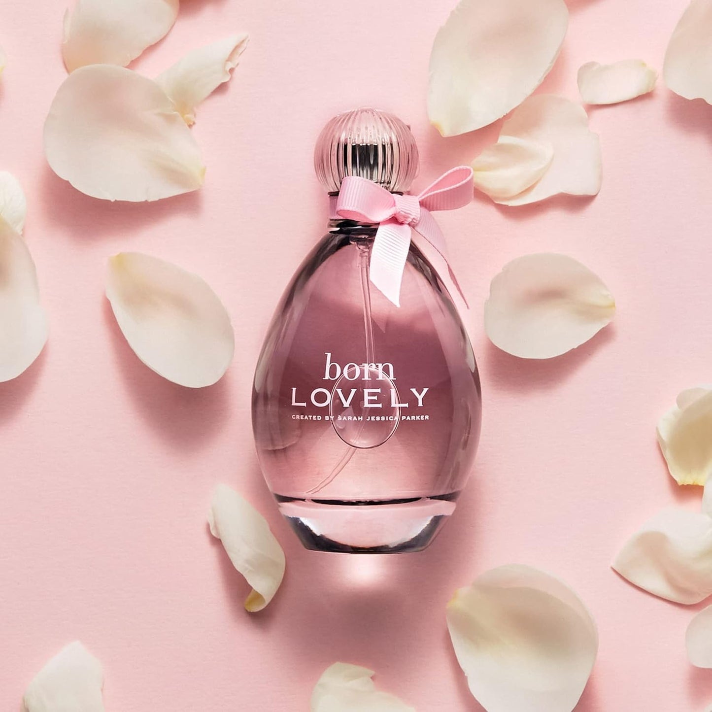 SJP Born Lovely Lush, Sweet, Elegant Amber Floral Eau De Parfum Spray Fragrance for Women - Mandarin, Peony, Honeysuckle, and Freesia - Intense, Long Lasting Scent - 3.4 oz