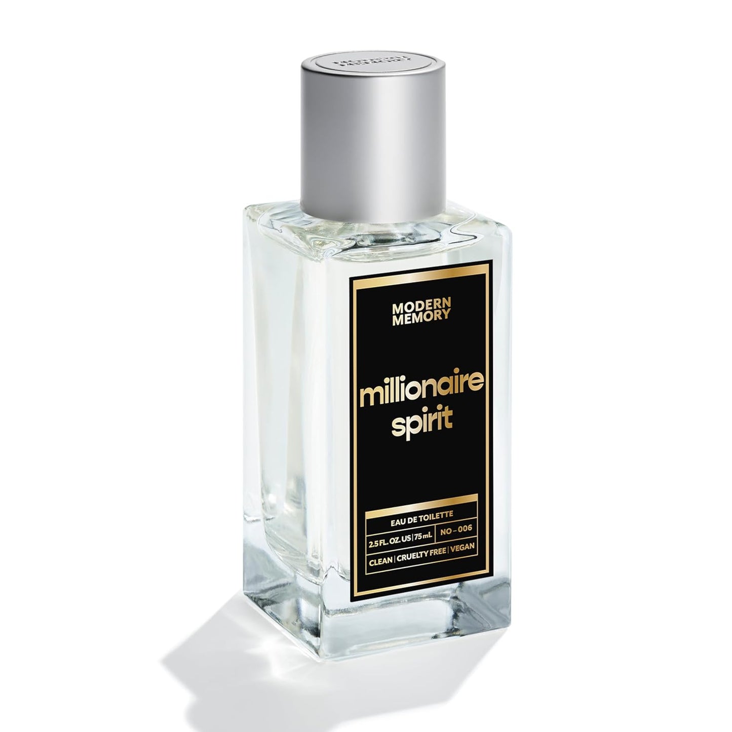 Modern Memory Millionaire Spirit Eau de Toilette for Men, 2.5 fl oz - Notes of Golden Citrus, Rich Leather & Amber