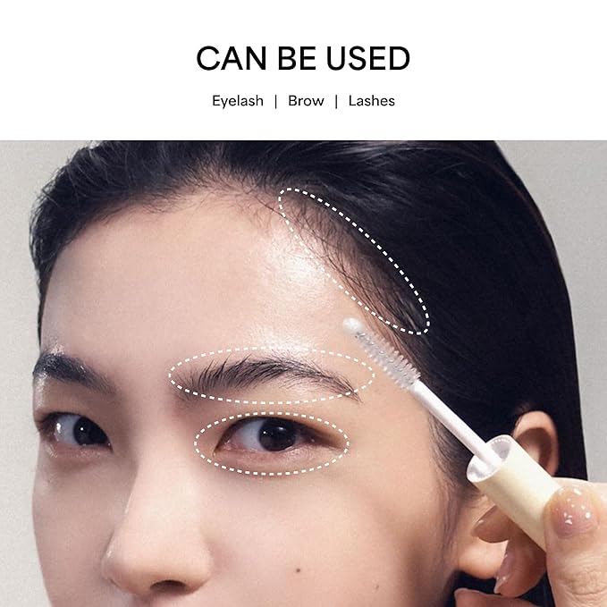 ENTROPY MAKEUP Brow & Lash Enhance Boost Serum - Eyelash Growth Serum for Fuller Lashes & Brows, Biotin & Madecassoside Nourishment, Visible Results in 14 Days, Vegan & Cruelty-Free, #Clear, 0.63 Oz