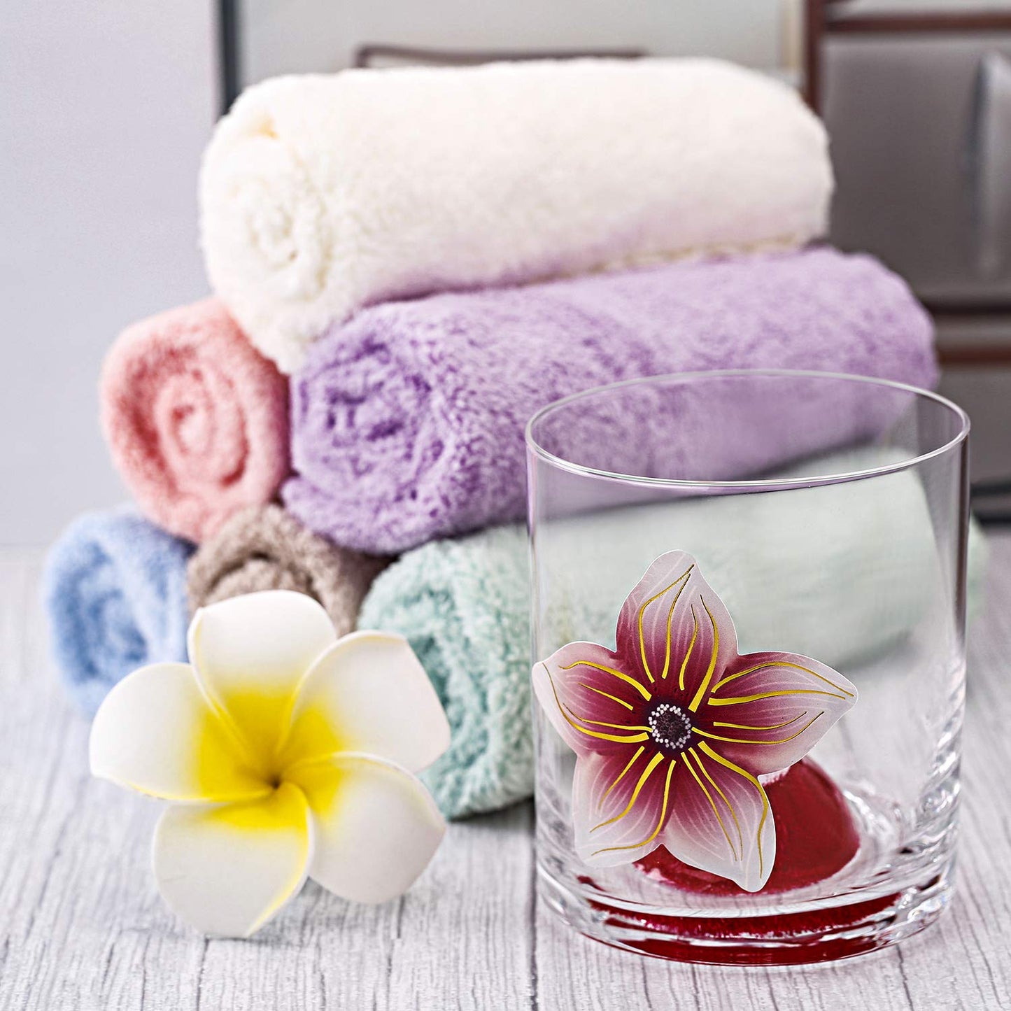 Syhood 12 Pcs Face Wash Cloth 10 x 10 Inch Makeup Remover Cloths Microfiber Facial Wash Towel Coral Velvet Reusable Soft Cleansing Towel (Pink, Green, Brown, Purple, Blue, Beige)