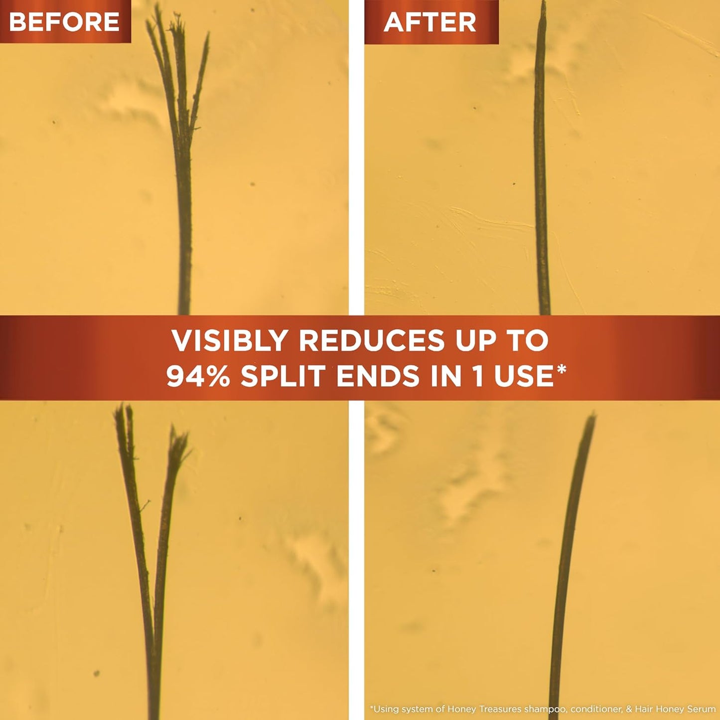 Garnier Whole Blends Honey Treasures Repairing Shampoo, Conditioner + Hair Mask Set for Dry, Damaged Hair (3 Items), 1 Kit (Packaging May Vary)