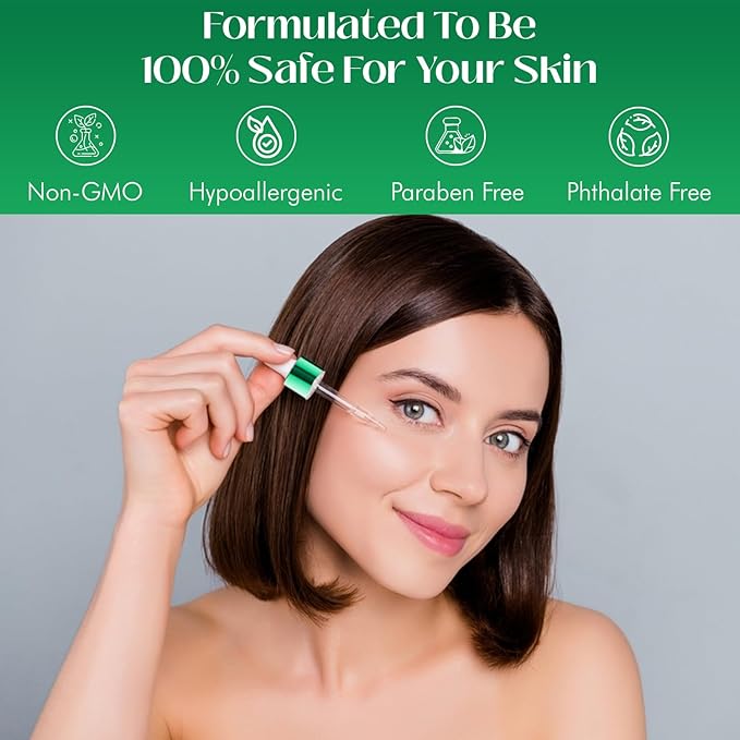 Aloe & Collagen Serum For Face - Dermatologist Tested, Anti-Aging, Ultra Hydrating Aloe Vera Gel For Face - Natural Ingredients, Clean Beauty, Cruelty-Free Korean Skin Care - 1.69 oz