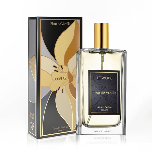 LOVERY Pure Vanilla Perfume for Women, 3.4 fl oz Womens Perfumes - Long Lasting Eau de Parfum Floral, Sweet, Clean Fragrance - Birthday Gifts for Mom, Girlfriend, Wife - Made in France