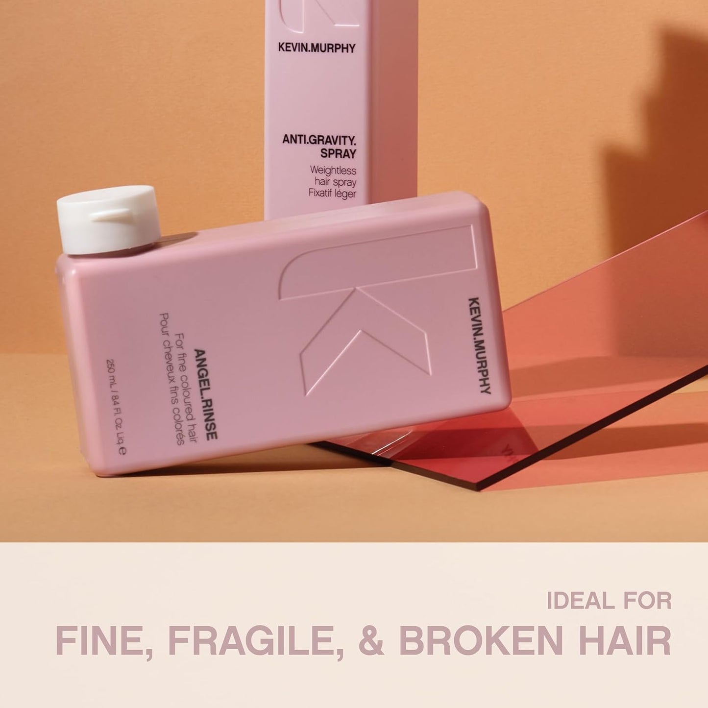 KEVIN.MURPHY ANGEL.RINSE - Hair Repair Conditioner - For Fine Coloured Hair - Colour Safe Conditioner - Sulphate-Free - For Moisture & Conditioning - Delicate Scent - 1 L / 33.8 fl oz