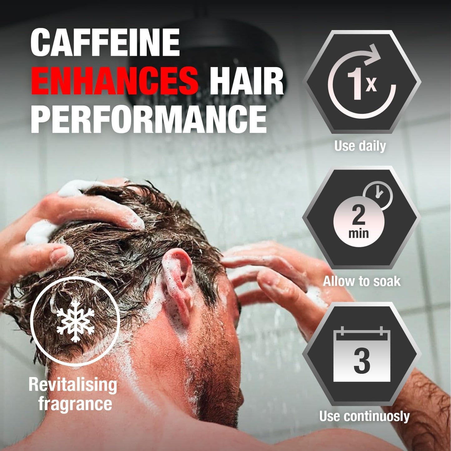 Alpecin C1 Caffeine Shampoo 20.28 fl oz I Hair Performance Enhancer I Promotes Natural Hair Growth and Thickness I Energizes Scalp 600mL 1 Pack