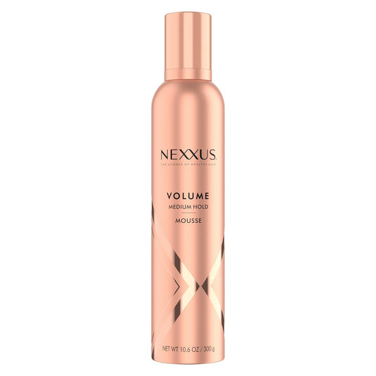 Nexxus Medium Hold Mousse Volume for a Light, Flexible Hold, with StyleProtect Technology 10.6 oz