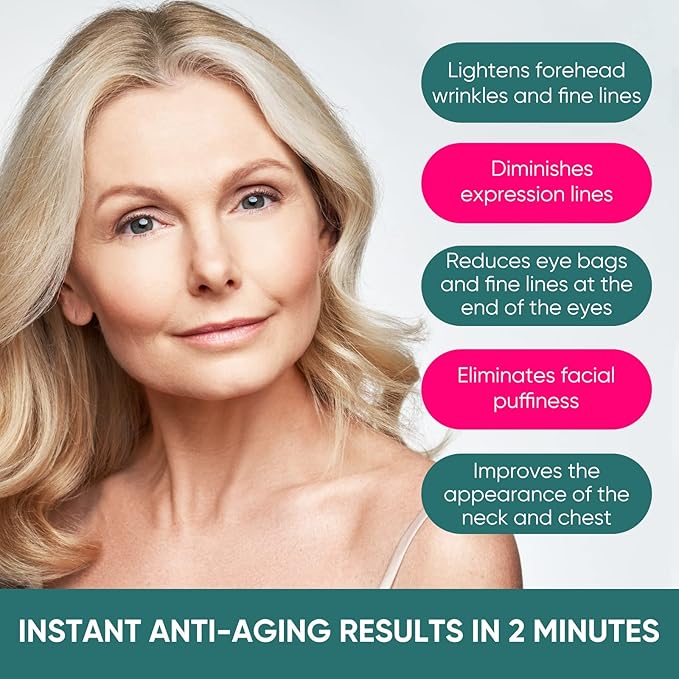 Instant Face Lift Cream, 2-Minute Anti-Aging Serum for Face, Neck & Eyes, Visibly Firm& Tighten Sagging Skin, Reduces Wrinkles, Fine Lines & Puffiness with Natural Plant Extracts