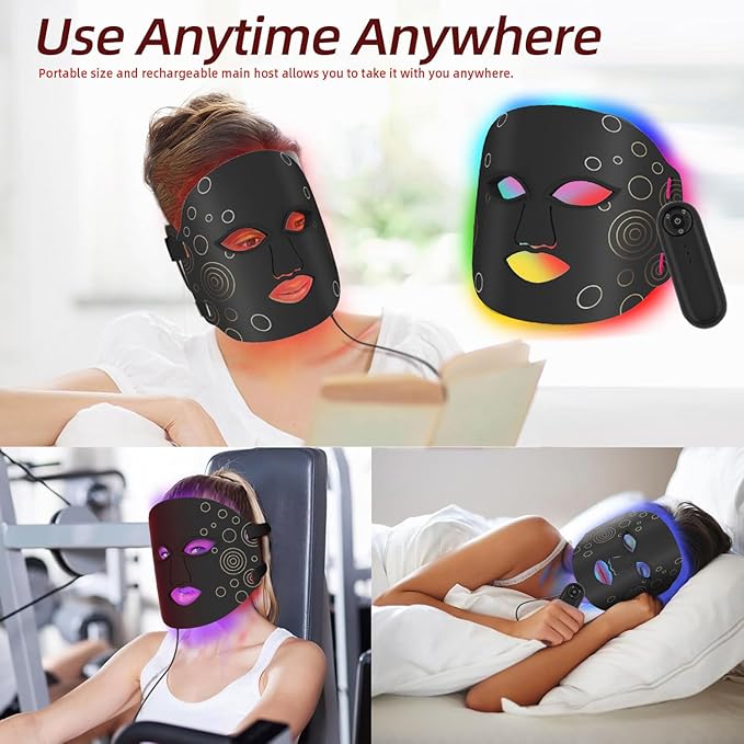 Red Light Therapy Mask FSA/HSA Eligible LED Facial Mask Light Therapy for Face Skin Care for Acne Wrinkles