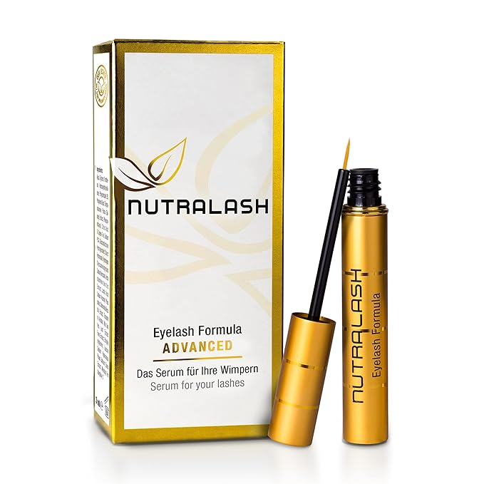 Nutralash ADVANCED Eyelash Formula - Lash Serum for Longer Eyelashes in Just 4-6 Weeks I Eyelash Growth Serum I Made in Germany I 3ml