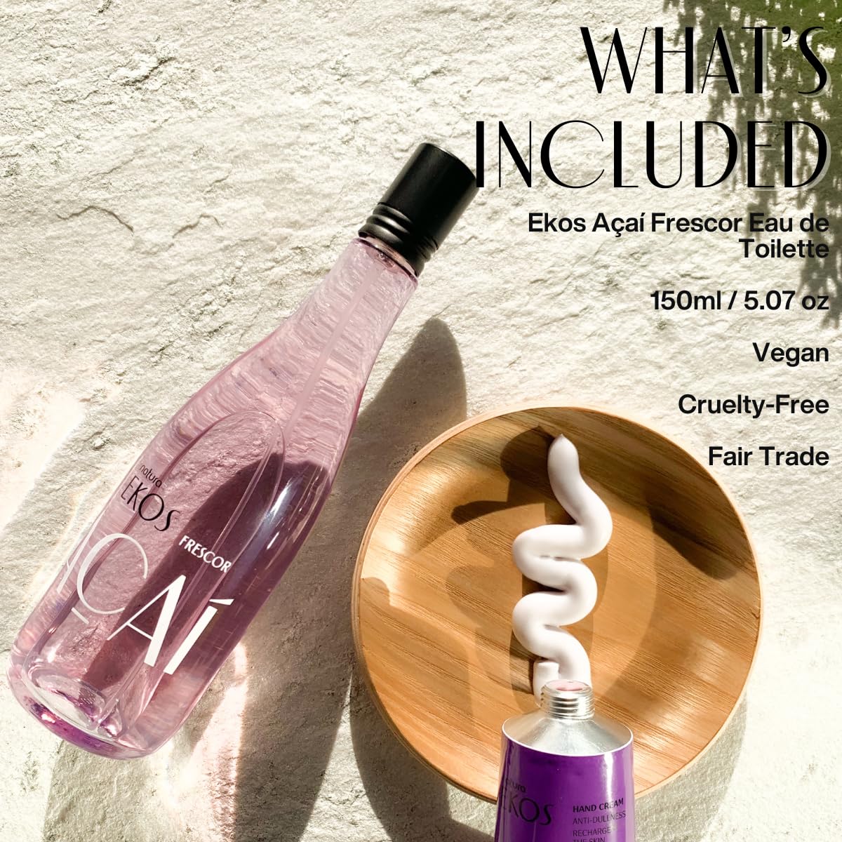 Natura - Ekos Açaí Body Mist Frescor – Refreshing Fragrance with Notes of Açaí, Pineapple, Peony, Musk & Amber – Tropical & Woodsy Brazilian Perfume – 5 fl oz (150 ml)