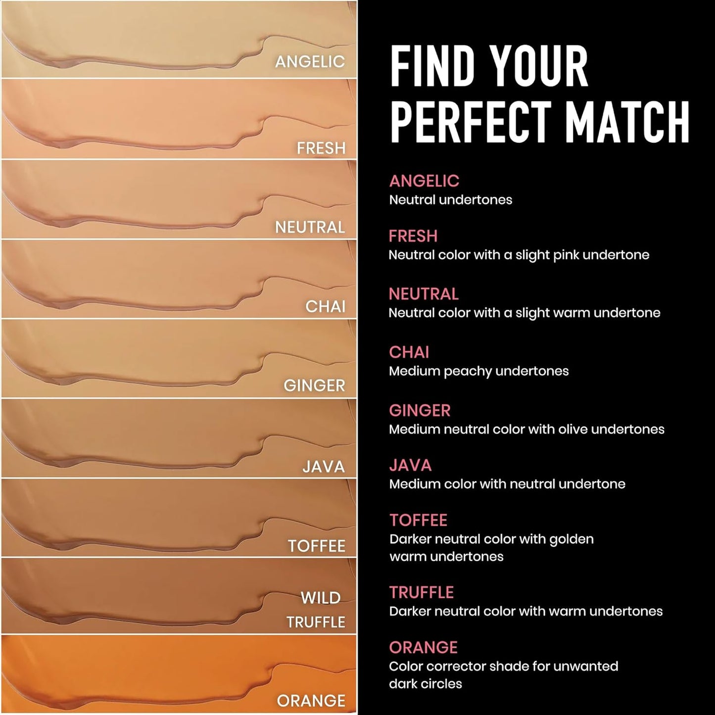 Frankie Rose Cosmetics Our Lil’ Secret Concealer - Full, Long Lasting Coverage for Dark Circles and Fine Lines - Easy to Blend - Soft, Smooth Complexion - Fresh