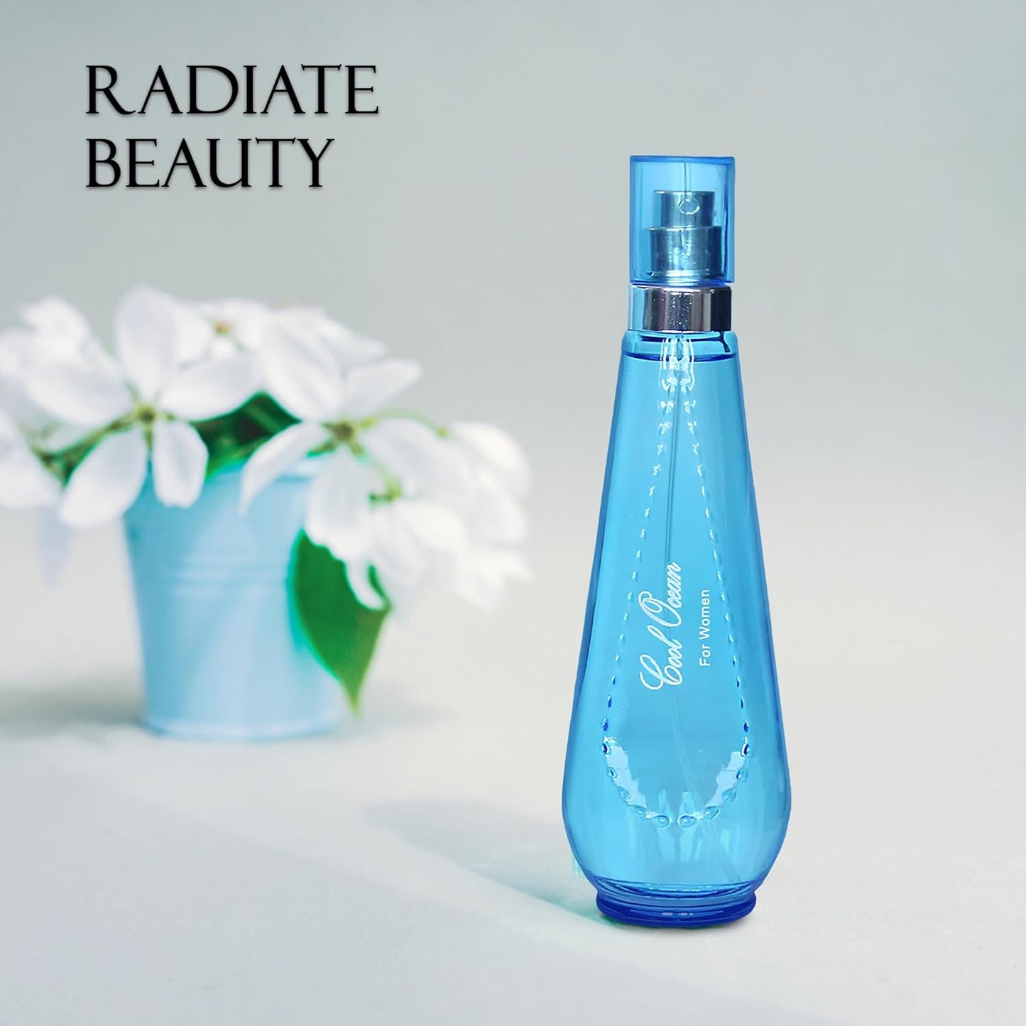 Women's Perfume La Vida Bella& Cool Ocean Women Combo Set Eau De Parfum Long Lasting Fragrance 3.4 Fl Oz Spray Each for Daily Used