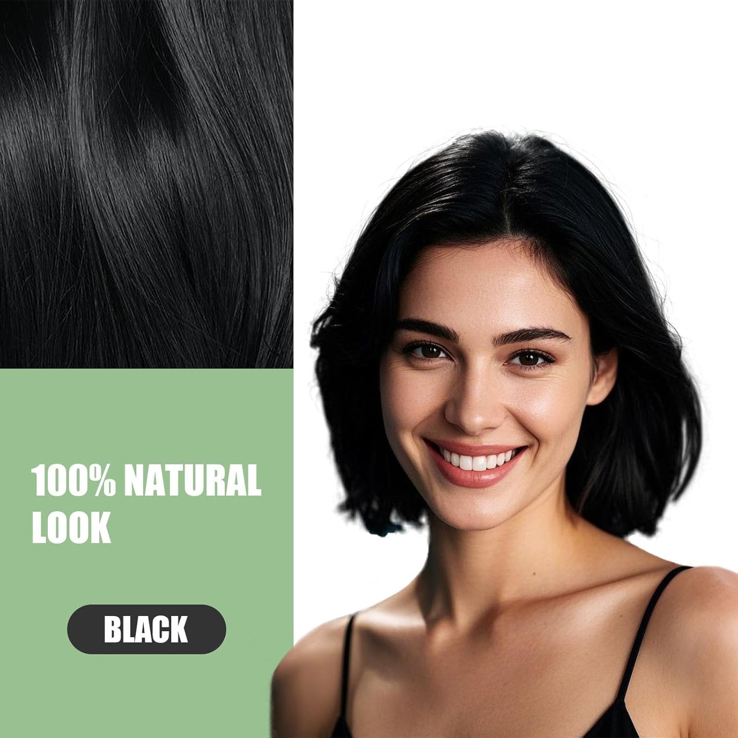 FARNDU Black Hair Dye Shampoo for Gray Hair Coverage - 3 In 1 Hair Color Shampoo for Women & Men with Herbal Ingredients | Champu Con Tinte Para Canas