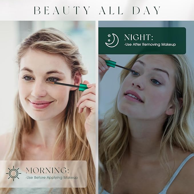 Lash Treatment:Strengthen and nourish lashes for a healthier look. 0.1 Fl. Oz (3 mL) (Green)