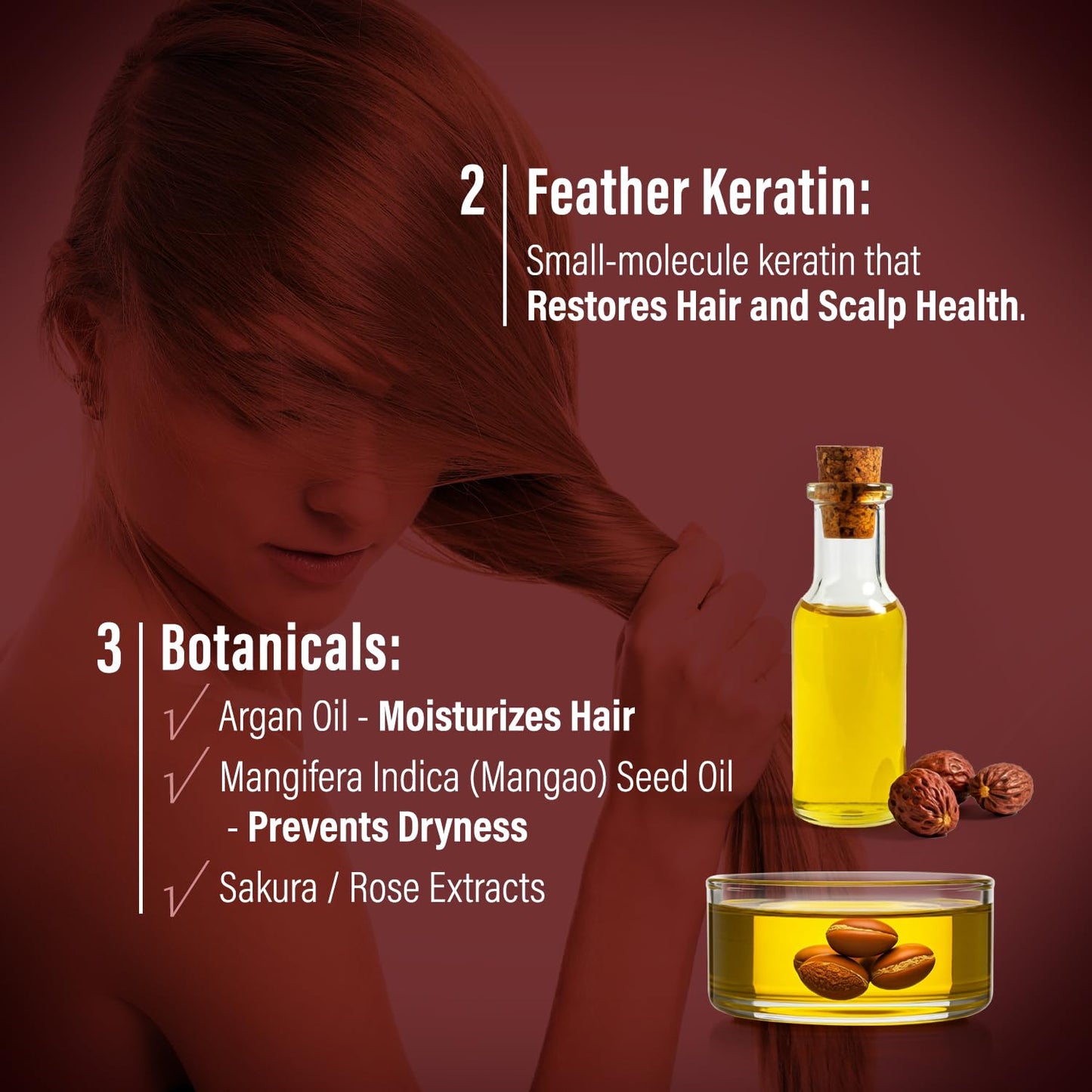 Moist Diane Thickening Conditioner for Men, Dry Itchy Scalp Treatment by Keratin, Ginseng Root & Protein, Argan Oil Conditioner for Women from Japan, 15.2 Fl Oz, EXTRA HAIR FALL CONTROL