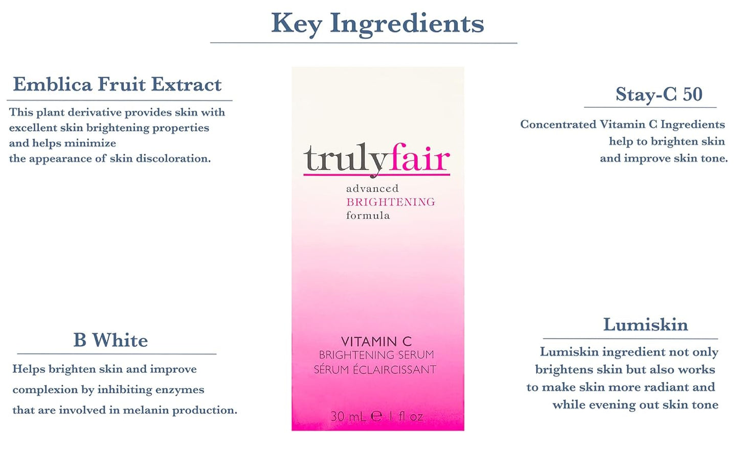 Face Brightening Kit – Vitamin C Serum 1 oz & 7% Glycolic Acid Concentrated Cream 1.7 oz - Skincare Kit- Anti-Aging - Moisturizing formula - Paraben-free - For women