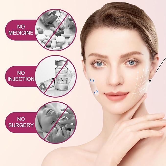 Face Tape Neck Tape Lifting Invisible With String Silicone Anti Wrinkle Facial Patches V-Shaped