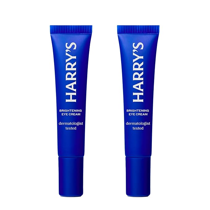 Harry's Brightening Under Eye Cream for Dark Circles, 0.5 Fl Oz, 2 Pack