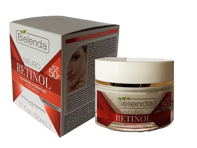 BIELENDA NEURO RETINOL 50 + VITAMIN C & E ADVANCED HYDRATING MOISTURIZER DAY/NIGHT 1.7 FL OZ