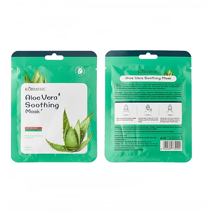 Facial mask Moisturizing face Mask - 10 Sheets, Deep Hydration, Improves Dry Skin, Sheet Mask, skincare for All Skin Types