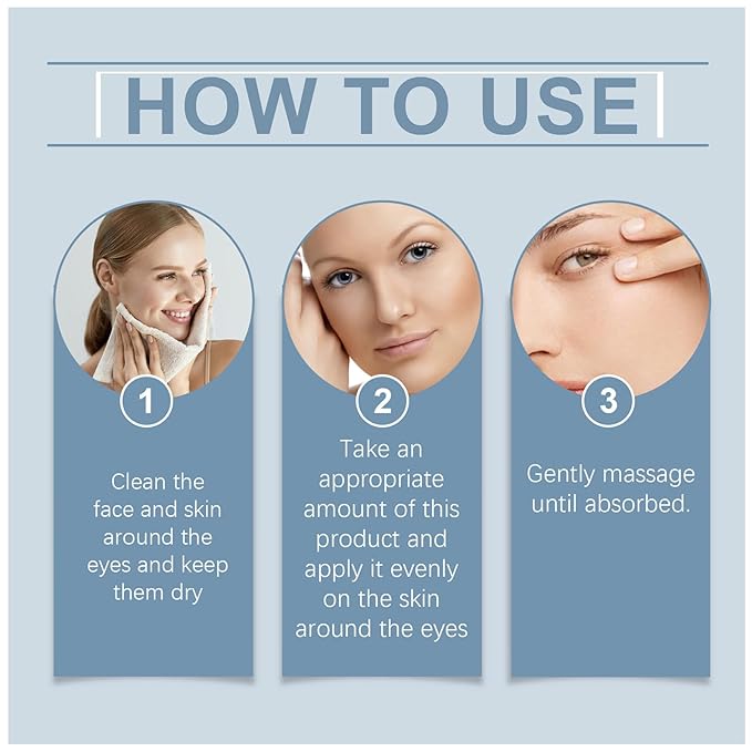 Anti Aging Wrinkle Remover For Face, Reduce Immediately Fade Fine Lines Around The Eyes, Eye Bags Firming Eye Cream Eye Essence, Moisturizing Eye Cream