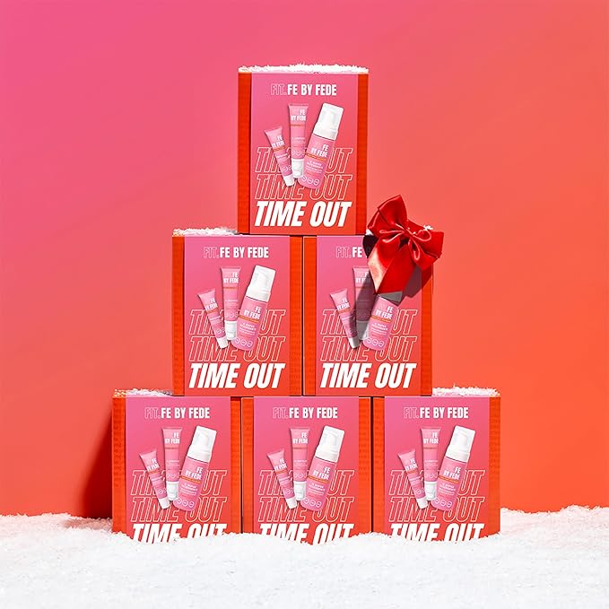 Active Lifestyle Time Out - Skincare Giftset Includes Power Facial Cleanser, Reliever Face Cream, and Hydrating Lip Balm - Vegan - 3 Pc