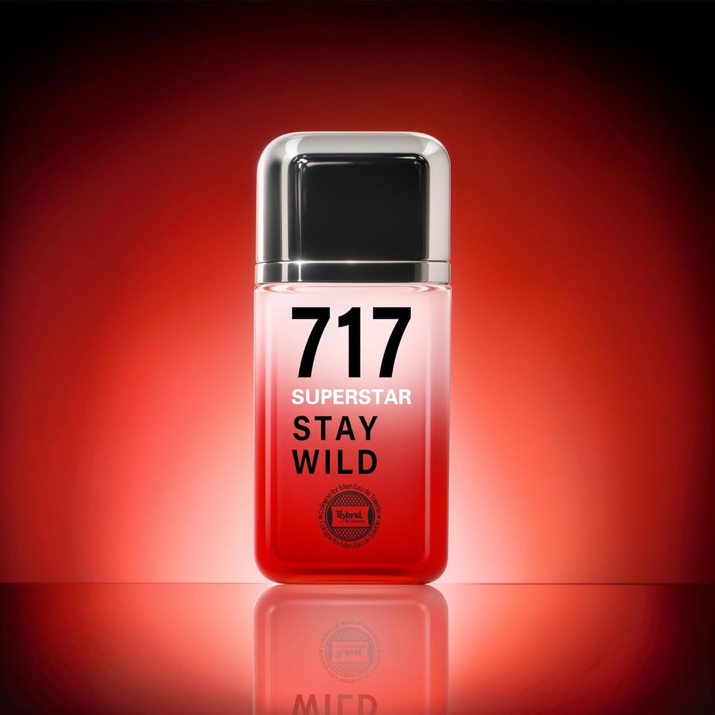 Hybrid & Company 717 Super Star Stay Wild For Men Eau De Toilette Vaporisateur Natural Spray 3.4 Fl Oz
