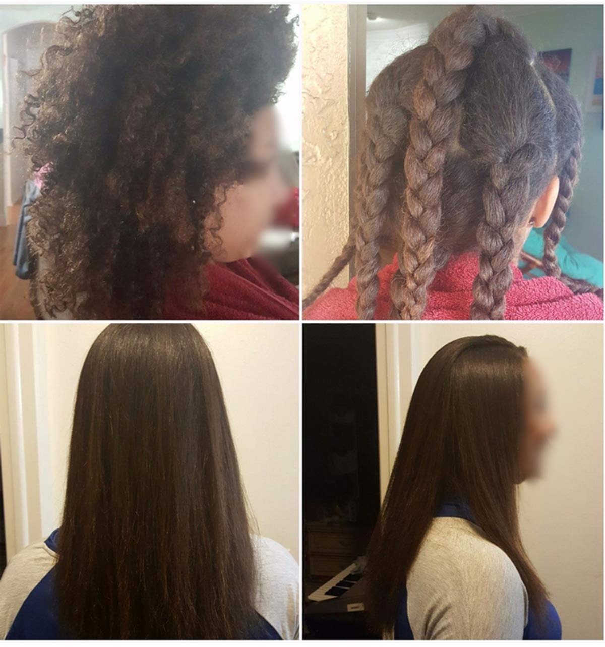 FORTE Brazilian Keratin Chocolate Keratin Hair Straightening Treatment for All Hair Types: Curly, Frizzy, Dry, Normal, Colored, Damaged, Chemically Treated