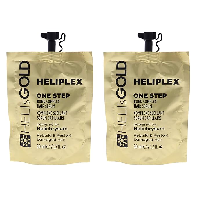 Heliplex One Step Hair Serum for Unisex - 1.7 oz Serum - Pack of 2
