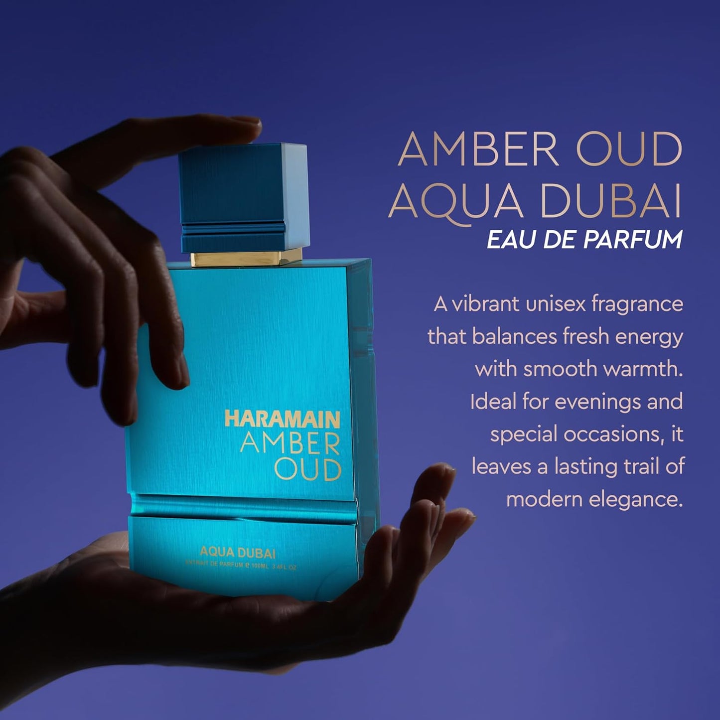 Al Haramain Amber Oud Eau de Parfum – Aqua Dubai – Oud Cologne with Atomizer – Men's Perfume for Men: Bergamot, Green Notes, Mandarin, Melon, Pineapple, Amber, Vanilla, Musk, Mens Fragrances (3.33oz)