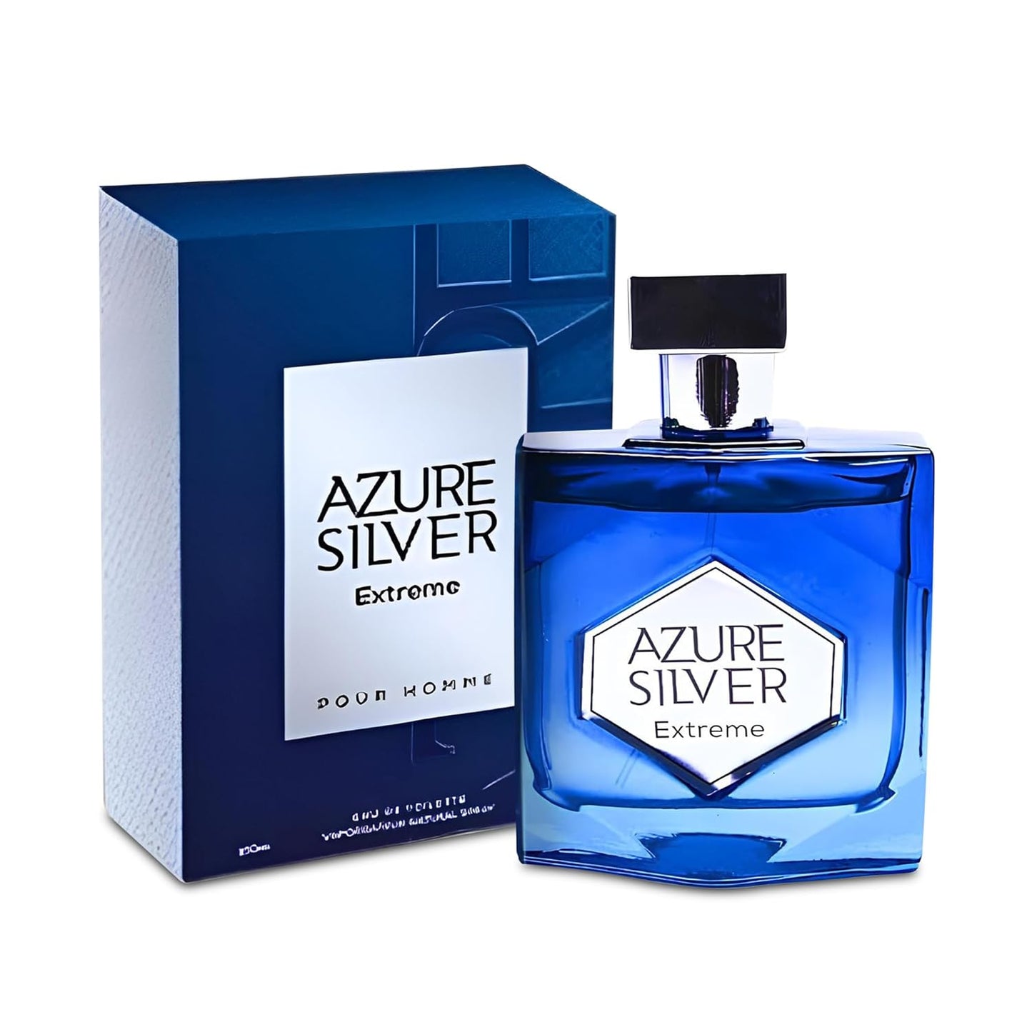 Azure Silver Extreme Sensual Woody Fragrance for Men | Long Lasting Cologne Aromatic Scent, Eau de Parfum Natural Spray - Great Holiday Gift, 3.4 Fl Oz/100 Ml
