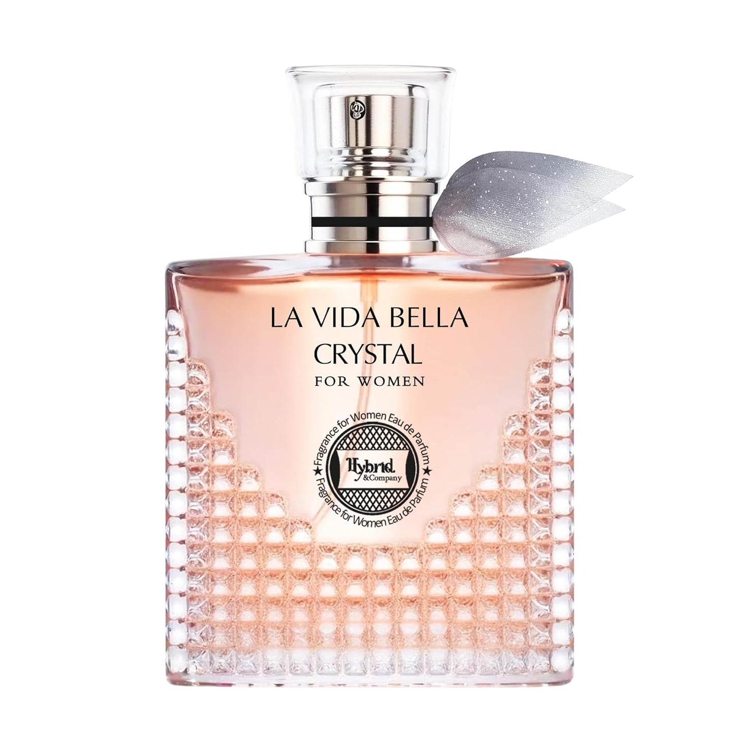 Hybrid & Company La Vida Bella Crystal For Women Eau De Parfum Natural Spray Vaporisateur 3.4 FL.OZ