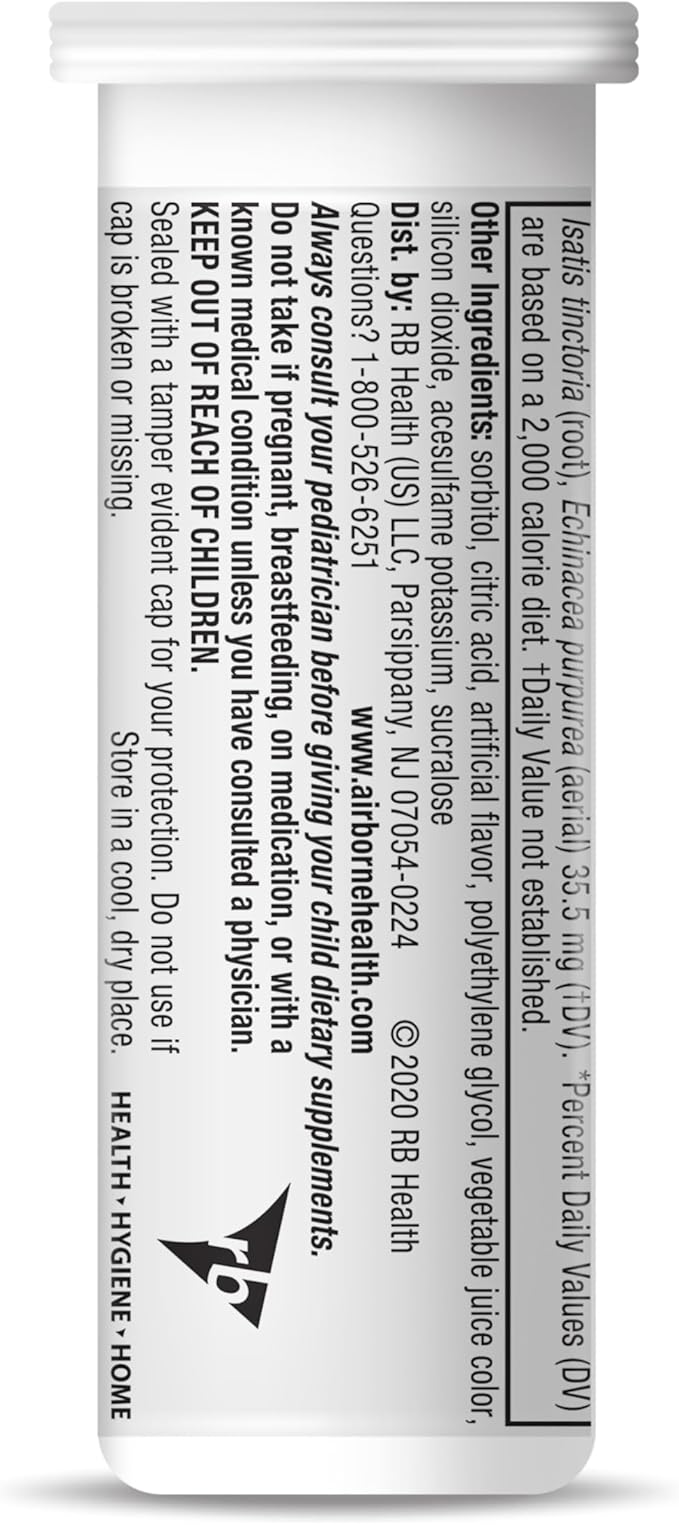 Airborne Elderberry + Zinc & Vitamin 20 Fizzy