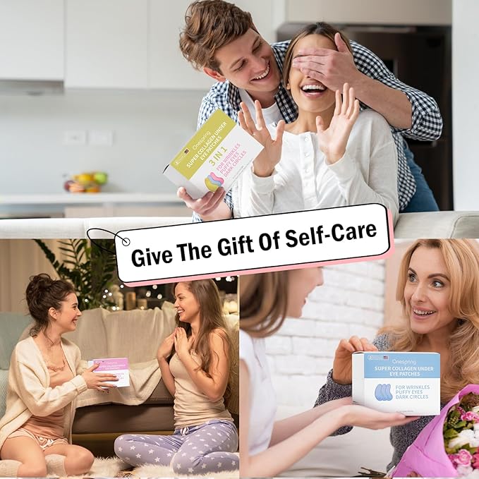 Under Eye Patches (30 Pairs) 24K Gold Eye Mask and Hyaluronic Acid Eye Patches for Puffy Eyes, Rose Eye Masks for Dark Circles, Puffiness, Eyebag, Wrinkles - Gift for Women